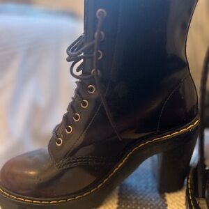 Dr. Martens Dark Cherry Kendra Boots